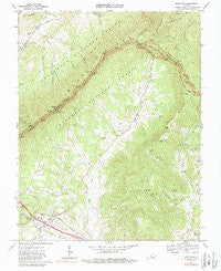 Montvale Virginia Historical topographic map, 1:24000 scale, 7.5 X 7.5 Minute, Year 1967