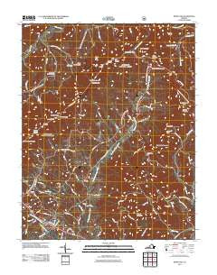 Montvale Virginia Historical topographic map, 1:24000 scale, 7.5 X 7.5 Minute, Year 2011