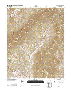 Montvale Virginia Historical topographic map, 1:24000 scale, 7.5 X 7.5 Minute, Year 2013