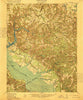 Morattico Virginia Historical topographic map, 1:62500 scale, 15 X 15 Minute, Year 1918