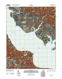 Morattico Virginia Historical topographic map, 1:24000 scale, 7.5 X 7.5 Minute, Year 2011