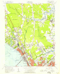 Morrison Virginia Historical topographic map, 1:24000 scale, 7.5 X 7.5 Minute, Year 1955