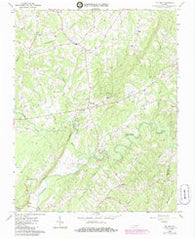 Mount Airy Virginia Historical topographic map, 1:24000 scale, 7.5 X 7.5 Minute, Year 1966