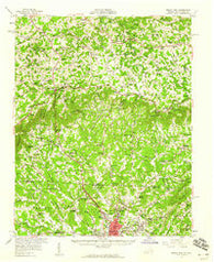 Mount Airy North Carolina Historical topographic map, 1:62500 scale, 15 X 15 Minute, Year 1957