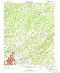 Mount Airy North North Carolina Historical topographic map, 1:24000 scale, 7.5 X 7.5 Minute, Year 1968