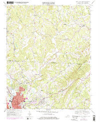 Mount Airy North North Carolina Historical topographic map, 1:24000 scale, 7.5 X 7.5 Minute, Year 1968