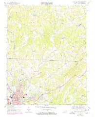 Mount Airy North North Carolina Historical topographic map, 1:24000 scale, 7.5 X 7.5 Minute, Year 1968