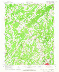 Mount Hermon Virginia Historical topographic map, 1:24000 scale, 7.5 X 7.5 Minute, Year 1964