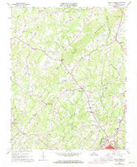 Mount Hermon Virginia Historical topographic map, 1:24000 scale, 7.5 X 7.5 Minute, Year 1964