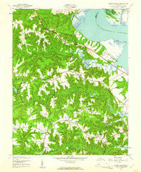Mount Landing Virginia Historical topographic map, 1:24000 scale, 7.5 X 7.5 Minute, Year 1944