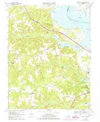 Mount Landing Virginia Historical topographic map, 1:24000 scale, 7.5 X 7.5 Minute, Year 1968