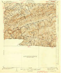 Mount Rogers Virginia Historical topographic map, 1:62500 scale, 15 X 15 Minute, Year 1939