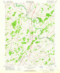 Mount Sidney Virginia Historical topographic map, 1:24000 scale, 7.5 X 7.5 Minute, Year 1964