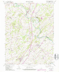 Mount Sidney Virginia Historical topographic map, 1:24000 scale, 7.5 X 7.5 Minute, Year 1964