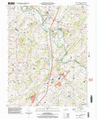 Mount Sidney Virginia Historical topographic map, 1:24000 scale, 7.5 X 7.5 Minute, Year 2002