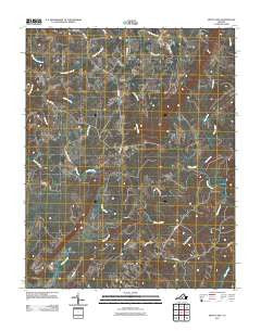 Mount Airy Virginia Historical topographic map, 1:24000 scale, 7.5 X 7.5 Minute, Year 2011