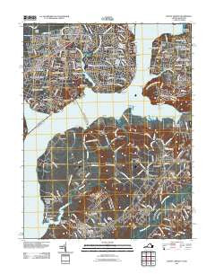Mount Vernon Virginia Historical topographic map, 1:24000 scale, 7.5 X 7.5 Minute, Year 2011