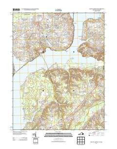 Mount Vernon Virginia Historical topographic map, 1:24000 scale, 7.5 X 7.5 Minute, Year 2013