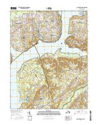 Mount Vernon Virginia Current topographic map, 1:24000 scale, 7.5 X 7.5 Minute, Year 2016