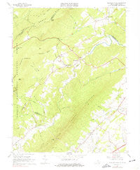 Mountain Falls Virginia Historical topographic map, 1:24000 scale, 7.5 X 7.5 Minute, Year 1965