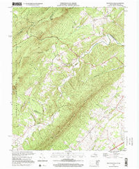 Mountain Falls Virginia Historical topographic map, 1:24000 scale, 7.5 X 7.5 Minute, Year 1999