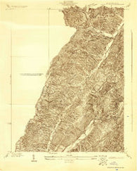 Mountain Grove Virginia Historical topographic map, 1:24000 scale, 7.5 X 7.5 Minute, Year 1930