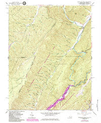 Mountain Grove Virginia Historical topographic map, 1:24000 scale, 7.5 X 7.5 Minute, Year 1961