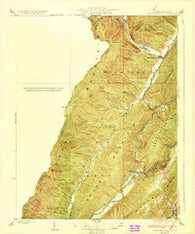 Mountain Grove Virginia Historical topographic map, 1:31680 scale, 7.5 X 7.5 Minute, Year 1933