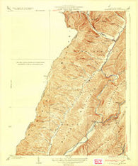 Mountain Grove Virginia Historical topographic map, 1:31680 scale, 7.5 X 7.5 Minute, Year 1933