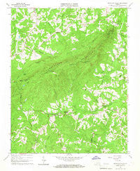 Mountain Valley Virginia Historical topographic map, 1:24000 scale, 7.5 X 7.5 Minute, Year 1965