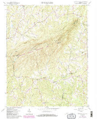 Mountain Valley Virginia Historical topographic map, 1:24000 scale, 7.5 X 7.5 Minute, Year 1965