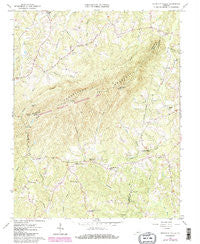Mountain Valley Virginia Historical topographic map, 1:24000 scale, 7.5 X 7.5 Minute, Year 1965