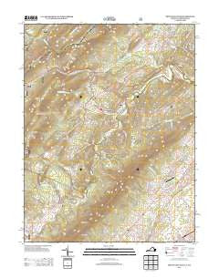 Mountain Falls Virginia Historical topographic map, 1:24000 scale, 7.5 X 7.5 Minute, Year 2013