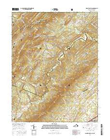 Mountain Falls Virginia Current topographic map, 1:24000 scale, 7.5 X 7.5 Minute, Year 2016