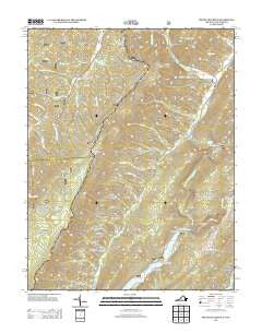 Mountain Grove Virginia Historical topographic map, 1:24000 scale, 7.5 X 7.5 Minute, Year 2013