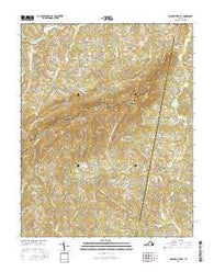 Mountain Valley Virginia Current topographic map, 1:24000 scale, 7.5 X 7.5 Minute, Year 2016