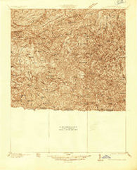 Mouth of Wilson Virginia Historical topographic map, 1:48000 scale, 15 X 15 Minute, Year 1935