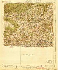 Mouth of Wilson Virginia Historical topographic map, 1:62500 scale, 15 X 15 Minute, Year 1940