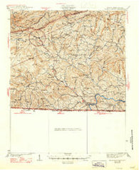 Mouth of Wilson Virginia Historical topographic map, 1:62500 scale, 15 X 15 Minute, Year 1940
