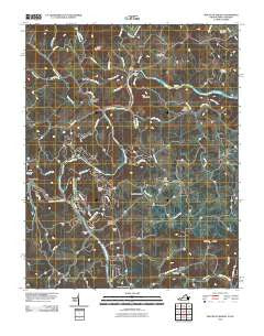 Mouth of Wilson Virginia Historical topographic map, 1:24000 scale, 7.5 X 7.5 Minute, Year 2010