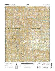 Mouth of Wilson Virginia Current topographic map, 1:24000 scale, 7.5 X 7.5 Minute, Year 2016