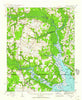 Moyock North Carolina Historical topographic map, 1:62500 scale, 15 X 15 Minute, Year 1939