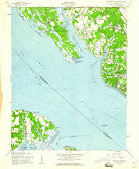 Mulberry Island Virginia Historical topographic map, 1:24000 scale, 7.5 X 7.5 Minute, Year 1957