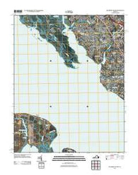 Mulberry Island Virginia Historical topographic map, 1:24000 scale, 7.5 X 7.5 Minute, Year 2011