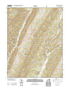 Mustoe Virginia Historical topographic map, 1:24000 scale, 7.5 X 7.5 Minute, Year 2013