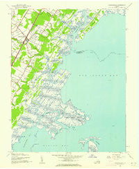 Nassawadox Virginia Historical topographic map, 1:24000 scale, 7.5 X 7.5 Minute, Year 1942