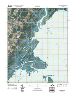Nassawadox Virginia Historical topographic map, 1:24000 scale, 7.5 X 7.5 Minute, Year 2011