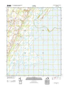 Nassawadox Virginia Historical topographic map, 1:24000 scale, 7.5 X 7.5 Minute, Year 2013
