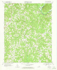 Nathalie Virginia Historical topographic map, 1:24000 scale, 7.5 X 7.5 Minute, Year 1968