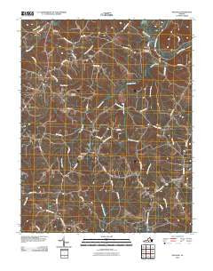 Nathalie Virginia Historical topographic map, 1:24000 scale, 7.5 X 7.5 Minute, Year 2010